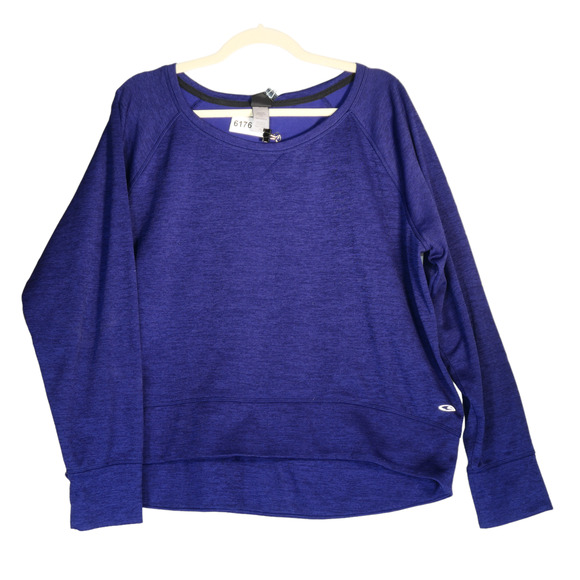 C9 Champion Sweatshirt Womans XXL Purple Fleece Lined Pullover Soft Boho - Picture 1 of 7